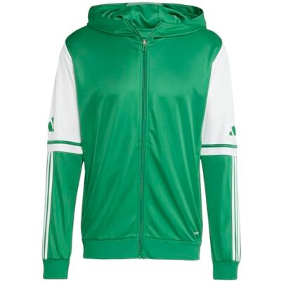 Adidas Herren Squadra25 Hoody Sweatshirt, Team Green/White, XXL Adidas Herren Squadra25 Hoody Sweatshirt, Team Green/White, XXL