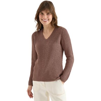 Cecil Strukturpullover Light Macchiato Brown M Cecil Strukturpullover Light Macchiato Brown M