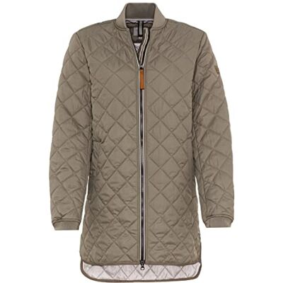 camel active Damen Kurzmantel aus recyceltem Polyester Khaki, womenswear-34 camel active Damen Kurzmantel aus recyceltem Polyester Khaki, womenswear-34