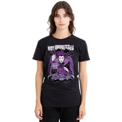 Disney Damen Villains The Evil Queen is Not Impressed Snow White Ladies, Black T-Shirt Disney Damen Villains The Evil Queen is Not Impressed Snow White Ladies, Black T-Shirt
