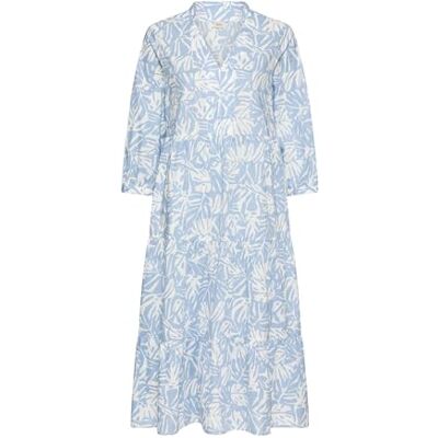 camel active Damen Sommerkleid mit Allover-Print Hellblau AOP, Womenswear-XXL camel active Damen Sommerkleid mit Allover-Print Hellblau AOP, Womenswear-XXL
