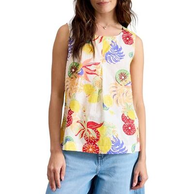 White Stuff Damen-Top aus Bio-Baumwolle – Stilvolles und bequemes Webtop – Elfenbein PR – Größe 44 White Stuff Damen-Top aus Bio-Baumwolle – Stilvolles und bequemes Webtop – Elfenbein PR – Größe 44