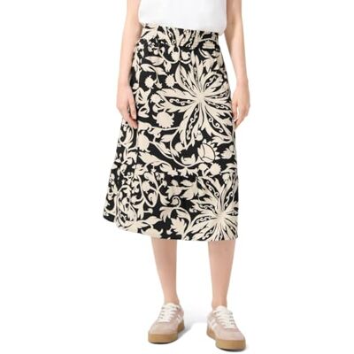 Street One Studio Midi Volant-Rock Black 44 Street One Studio Midi Volant-Rock Black 44