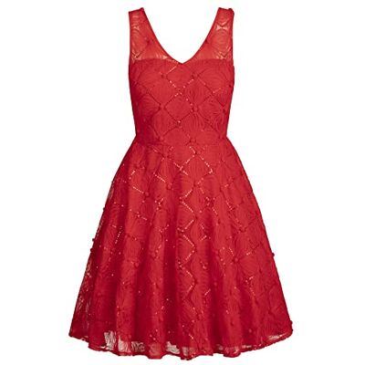 ApartFashion Damen L ssiges Abendkleid, Rot, M EU ApartFashion Damen L ssiges Abendkleid, Rot, M EU
