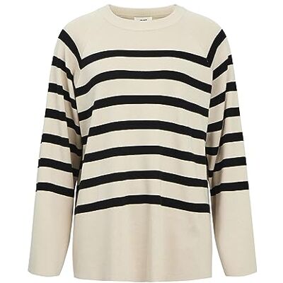 Object Damen Objester Knit Top Noos Pullover, Sandshell, XS EU Object Damen Objester Knit Top Noos Pullover, Sandshell, XS EU
