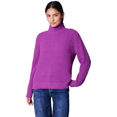 Street One Studio Turtleneck Pullover floral pink 46 Street One Studio Turtleneck Pullover floral pink 46