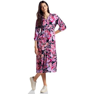Street One Damen Midikleid mit Print Street One Damen Midikleid mit Print