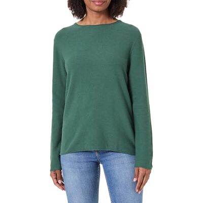 TOM TAILOR Damen Pullover mit Struktur,30024 Explorer Green, XS TOM TAILOR Damen Pullover mit Struktur,30024 Explorer Green, XS