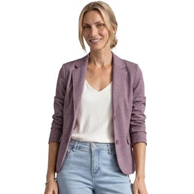Street One Basic Blazer in Unifarbe Dark Clouded Blush 34 Street One Basic Blazer in Unifarbe Dark Clouded Blush 34