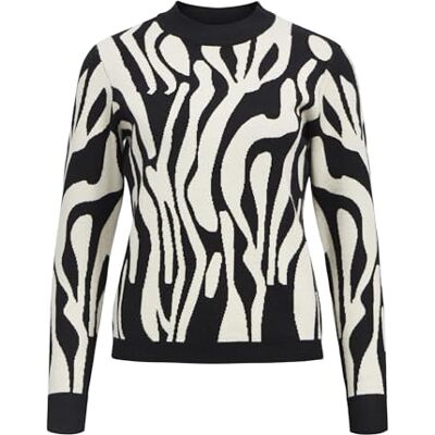 Object Objray L/S Knit Pullover AOP Noos Object Objray L/S Knit Pullover AOP Noos