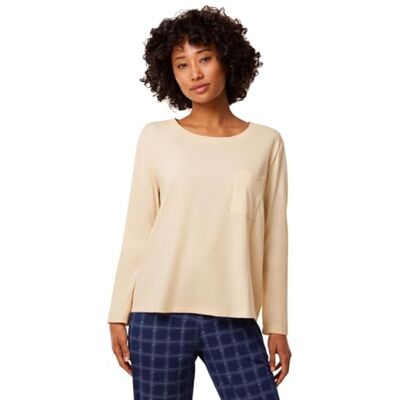 Triumph Damen Mix & Match LSL Top Chest Pocket X Shirt, Creamy Dream, 36 Triumph Damen Mix & Match LSL Top Chest Pocket X Shirt, Creamy Dream, 36