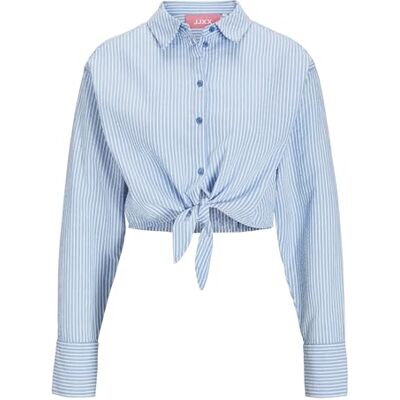 JJXX JXWINDY Seersucker LS Knot Shirt WVN SN JJXX JXWINDY Seersucker LS Knot Shirt WVN SN