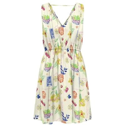 ONLY Onlnova Life Vis Sara String Dress AOP ONLY Onlnova Life Vis Sara String Dress AOP