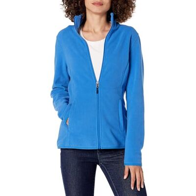 Amazon Damen-Fleecejacke, Klassische Passform, Durchgehender Reißverschluss, weiche Fleecejacke (in Übergröße erhältlich), Königsblau, Größe S Amazon Damen-Fleecejacke, Klassische Passform, Durchgehender Reißverschluss, weiche Fleecejacke (in Übergröße erhältlich), Königsblau, Größe S