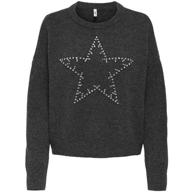 ONLY Onlrenata Ls O-Neck Bling KNT ONLY Onlrenata Ls O-Neck Bling KNT