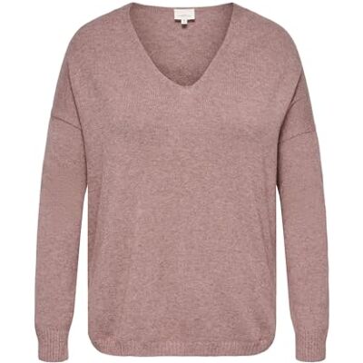 ONLY Carmakoma Damen Carmargareta Ls Pullover KNT Noos, Rose Brown, M EU ONLY Carmakoma Damen Carmargareta Ls Pullover KNT Noos, Rose Brown, M EU