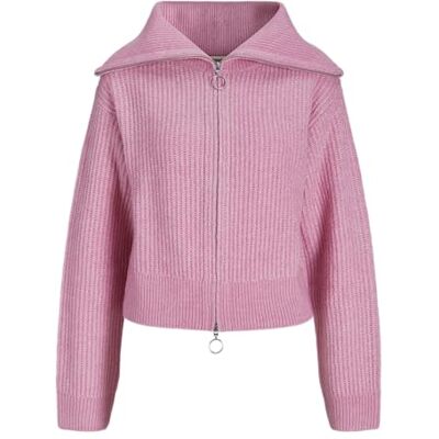 JJXX Jack & Jones Damen Jxgilly Diverse High Neck Cardigan Knit Strickjacke, Moonlite Mauve, S EU JJXX Jack & Jones Damen Jxgilly Diverse High Neck Cardigan Knit Strickjacke, Moonlite Mauve, S EU