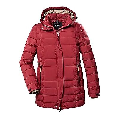 STOY Damen Steppjacke mit abzippbarer Kapuze Große Größen STW 6 WMN QLTD JCKT, weinrot, 48, 39791-000 STOY Damen Steppjacke mit abzippbarer Kapuze Große Größen STW 6 WMN QLTD JCKT, weinrot, 48, 39791-000