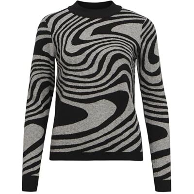 Object OBJRAY L/S Knit Pullover AOP NOOS Object OBJRAY L/S Knit Pullover AOP NOOS