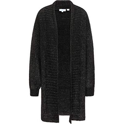 aleva Women's Cardigan, Schwarz Melange, Medium/Large aleva Women's Cardigan, Schwarz Melange, Medium/Large