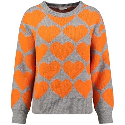 KEY LARGO Damen Beat Round Pullover, orange (1390), M KEY LARGO Damen Beat Round Pullover, orange (1390), M