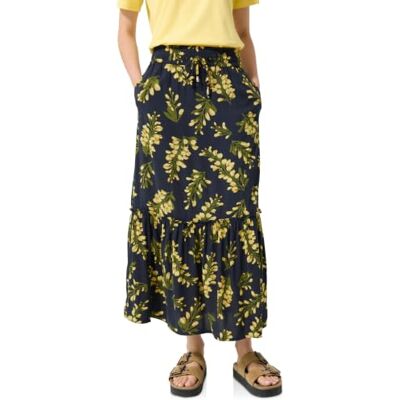 Street One Studio Maxi-Rock mit Print und Tape-Detail Maritime Blue 42 Street One Studio Maxi-Rock mit Print und Tape-Detail Maritime Blue 42