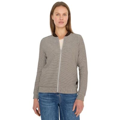 Cecil Gestreifte Jacke urban taupe XXL Cecil Gestreifte Jacke urban taupe XXL