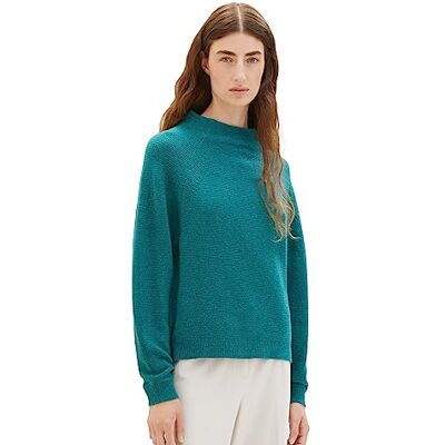 TOM TAILOR Damen Pullover mit Stehkragen TOM TAILOR Damen Pullover mit Stehkragen
