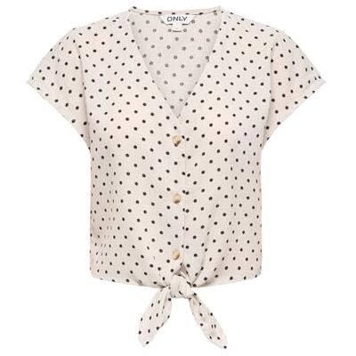 ONLY Onlemmia Ss Knot Shirt PNT ONLY Onlemmia Ss Knot Shirt PNT