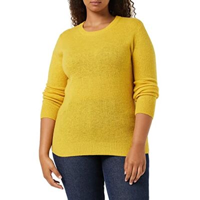 SPARKZ COPENHAGEN Damen Pure Cashmere O-Neck Pullover Pullover Not Applicable, Gelb (Tuscan Sun 362), 32 (Herstellergröße: X-Small) SPARKZ COPENHAGEN Damen Pure Cashmere O-Neck Pullover Pullover Not Applicable, Gelb (Tuscan Sun 362), 32 (Herstellergröße: X-Small)