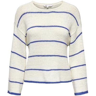 ONLY Onlgeena 7/8 Stripe O-Neck KNT Nca ONLY Onlgeena 7/8 Stripe O-Neck KNT Nca