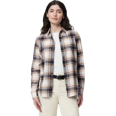 Amazon Damen Flanellhemd, Normale Passform, langärmelig, leicht, kariert, karamellfarben, Größe S Amazon Damen Flanellhemd, Normale Passform, langärmelig, leicht, kariert, karamellfarben, Größe S