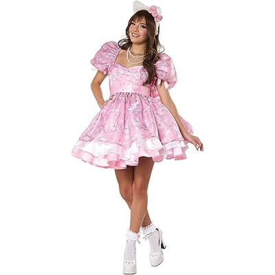 California Costumes Hello Kitty Einhorn Dreams Partykleid, Damen, Größe L, Rosa California Costumes Hello Kitty Einhorn Dreams Partykleid, Damen, Größe L, Rosa