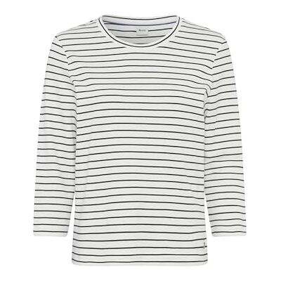 Brax Style CIRA gestreiftes T-Shirt in Einer Interlock-Ware mit 3/4-Arm Brax Style CIRA gestreiftes T-Shirt in Einer Interlock-Ware mit 3/4-Arm