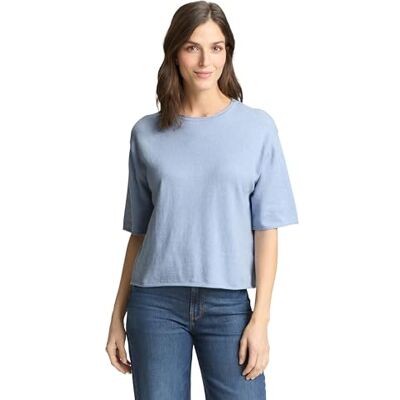 TOM TAILOR Kurzarm-Pullover mit Kaschmir TOM TAILOR Kurzarm-Pullover mit Kaschmir