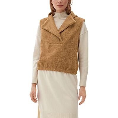 S. Oliver Damen 2123839 Sweatshirt rmellos, Braun, 48 EU S. Oliver Damen 2123839 Sweatshirt rmellos, Braun, 48 EU