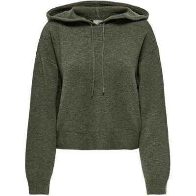 ONLY JDY Damen Pullover JDYRUE Life L/S Short Hood PUL KNT NOOS (DE/NL/SE/PL, Alphanumerisch, XL, Regular, Regular, Kalamata) ONLY JDY Damen Pullover JDYRUE Life L/S Short Hood PUL KNT NOOS (DE/NL/SE/PL, Alphanumerisch, XL, Regular, Regular, Kalamata)