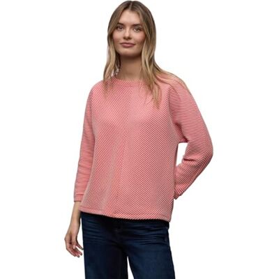 Street One Two-Tone Strukturshirt Striking Coral 44 Street One Two-Tone Strukturshirt Striking Coral 44