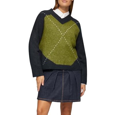 S. Oliver Pullover mit Argyle-Muster S. Oliver Pullover mit Argyle-Muster