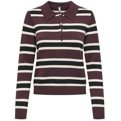 ONLY Onllondon Ls Stripe Polo Cc KNT ONLY Onllondon Ls Stripe Polo Cc KNT