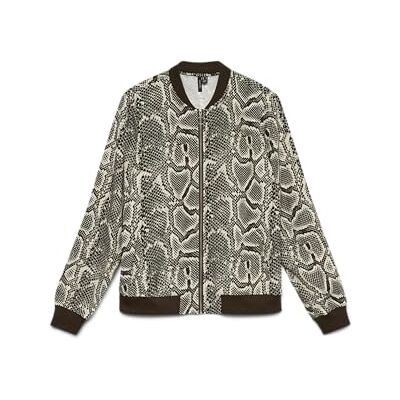 VERO MODA Damen Vmcoco L/S Bomber AOP Ga WVN Noos, Chocolate Torte, x_l VERO MODA Damen Vmcoco L/S Bomber AOP Ga WVN Noos, Chocolate Torte, x_l