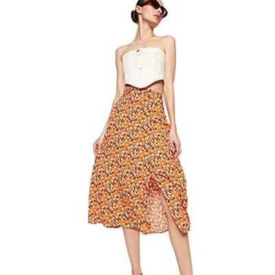 TRENDYOL Women Midi A-line A-line Woven Skirt Baby Rock, TRENDYOL Women Midi A-line A-line Woven Skirt Baby Rock,