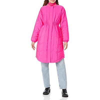 Amazon Damen Übergroßer Steppmantel (Erhältlich in Übergröße), Neonrosa, Größe M Amazon Damen Übergroßer Steppmantel (Erhältlich in Übergröße), Neonrosa, Größe M