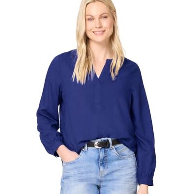 Street One Split Neck Tunika Amparo Blue 34 Street One Split Neck Tunika Amparo Blue 34