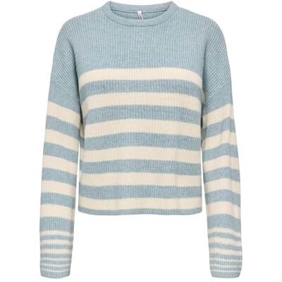 ONLY Onlkatia Ls Rib Stripe O-Neck Cc KNT ONLY Onlkatia Ls Rib Stripe O-Neck Cc KNT