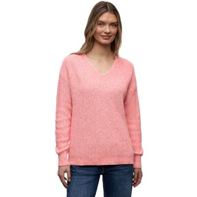 Street One Mouliné Pullover Striking Coral 38 Street One Mouliné Pullover Striking Coral 38