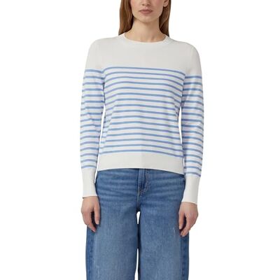 S. Oliver Gestreifter Pullover aus Viskosemix S. Oliver Gestreifter Pullover aus Viskosemix