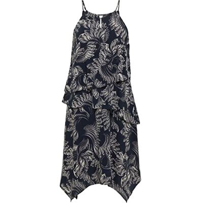 faina Damen Kleid 19222825-FA01, Marine, XS faina Damen Kleid 19222825-FA01, Marine, XS