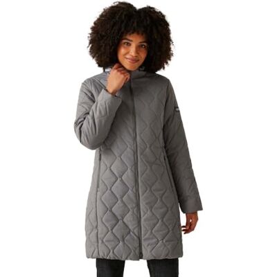 Regatta Damen Fritha Iii Insulated Parka Jacket Padded, Grey Sky, 38 Regatta Damen Fritha Iii Insulated Parka Jacket Padded, Grey Sky, 38
