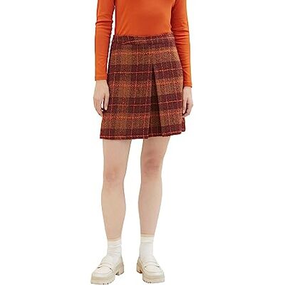 TOM TAILOR Damen Boucle Rock mit Karomuster TOM TAILOR Damen Boucle Rock mit Karomuster